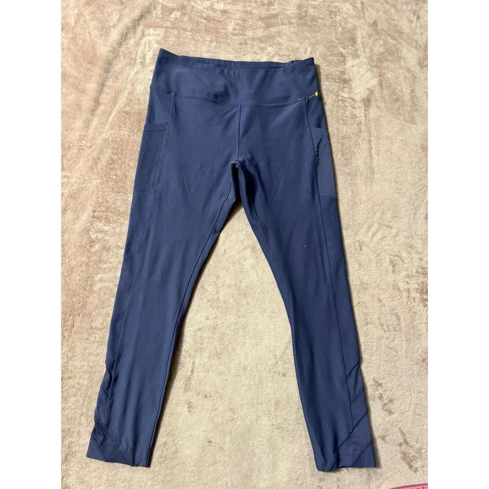 MONDETTA Leggings Womens Purple Stretch Performance‎ + Luxury Size Large